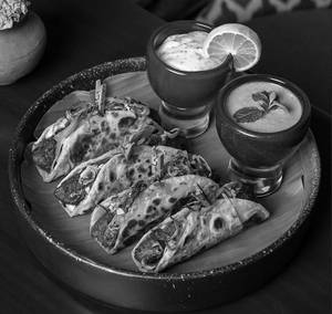 Chicken Chettinad Tacos(4pcs)