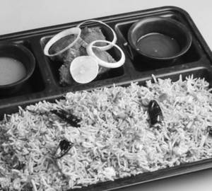 Egg Schezwan Rice With Chicken 65