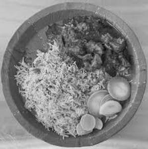 Mushroom veg biryani