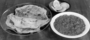 Kerala Parotta With Kadala Curry And Salad Combo