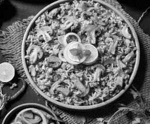 Mushroom Pulao