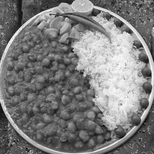 Chhole chawal