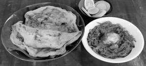 Kerala Parotta With Egg Roast And Salad Combo
