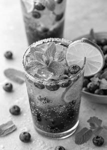 Blueberry  mojito
