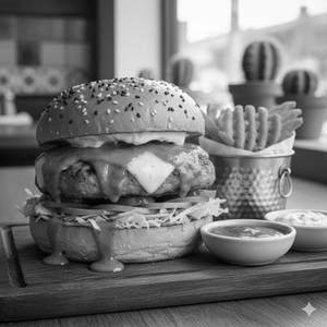 Classic Aloo Tikki Burger