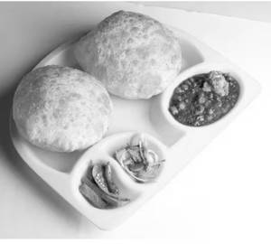 Paneer Wale Chole Bhature  [1 Plate] [ 2 Pc Bhature ]
