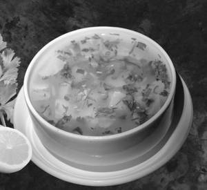 Jain Lemon Coriandar Soup