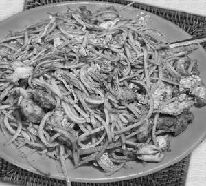 Chicken noodles