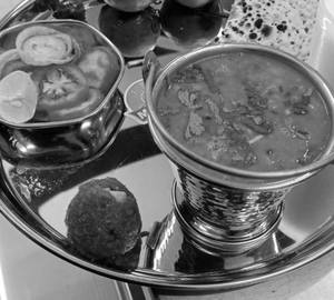 Special dal bati thali