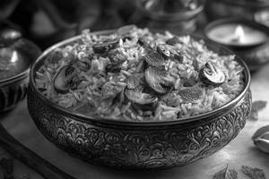 Mushroom Biryani