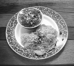 Noodles and Manchurian