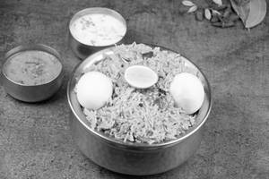 Egg Biryani With Non Veg Rice