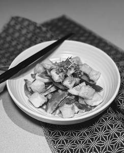 Ohitashi Tomato Crispy  Tofu Salad