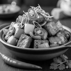 Chilli paneer dry