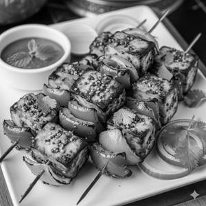 Achari paneer tikka