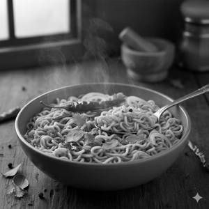 Spicy fry maggi
