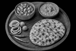 Amritsari Allo Gobhi Kulcha With Chole
