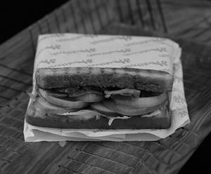 Meat Garlic Bread Sandwich