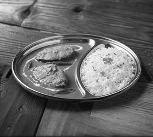 Fish Curry 2 Pcs + Rice