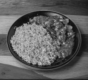 Veg Manchurian Gravy + Rice