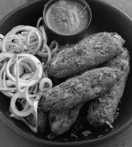 Veg seekh kebab
