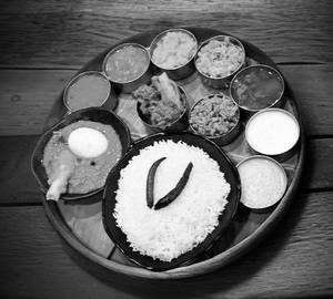 Mutton Curry Meals Egg Masala
