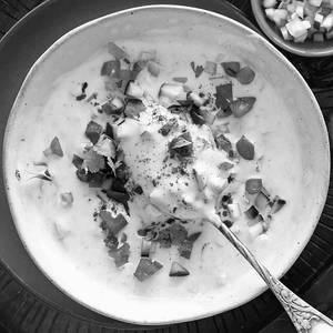 Cucumber & Tomato Raita