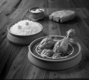 Chicken Curry 2 Pcs + Rice