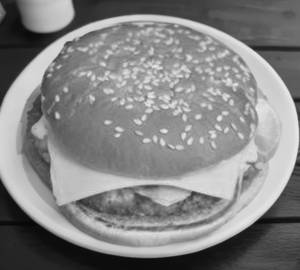 Cheese Paneer Feast Burger