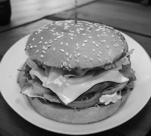 Cheese Aloo Tikki Burger