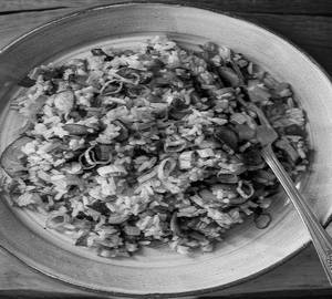 Mushroom Schezwan Fried Rice