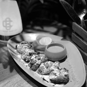 Basil Chicken Malai Tikka