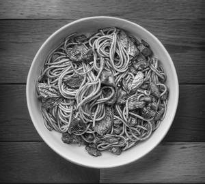 Mushroom Schezwan Noodles