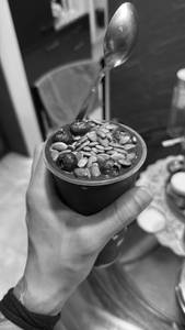 Blueberry Belgian Chocolate Yoghurt (100 Gms)                              