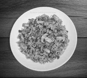 Burnt Garlic Mushroom Fried Rice