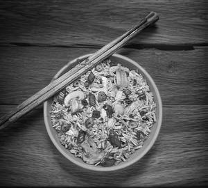 Burnt Garlic Mushroom Fried Rice
