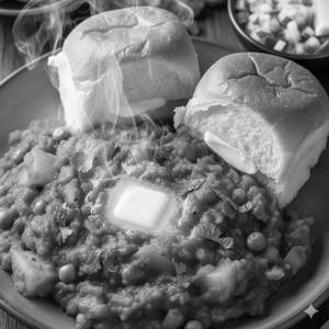 Butter pav bhaji
