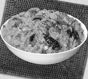 Mushroom Schezwan Fried Rice