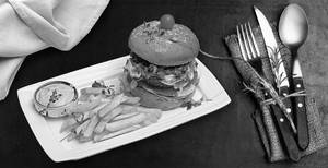 Black Bean Burger With Bbq Sauce