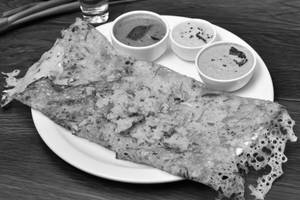 Onion Rava Masala Dosa