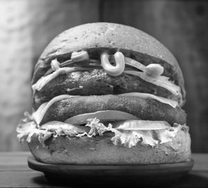 2 In 1 Burger [Chicken+Veg]