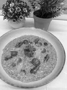Pearl Barley Pesto Risotto