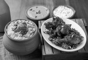 Thalassery Chicken Biriyani & Vizhinjam Chicken