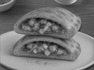 Spicy Chicken Keema Calzone