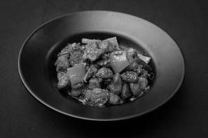 Soyabean Nuggets In Pepper Chilli