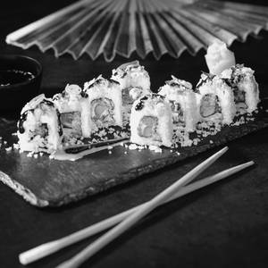 Mushroom Tempura Maki Sushi