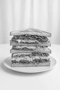 Smoky Bbq Chicken Grilled Cheese Club Sandwich