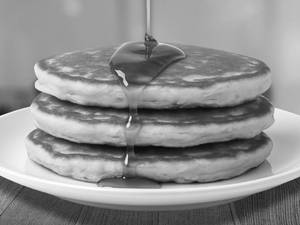 Pancake With Maple Syrup