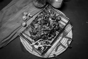 Chilli Mushroom Dry