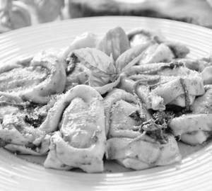 BURRATA AND BASIL AGNOLOTTI